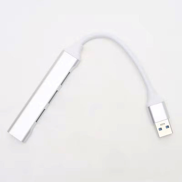 SWEG Gadgets Mini USB Hub Extensions, 4 Port USB 3.0 Hub Expander | Silver