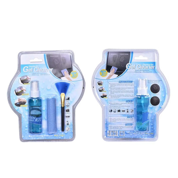 Gel Screen Cleaning Kit 60ml | Streak-Free Screen Cleaner with Microfiber & Brush | KCL 1031 | SWEG Gadgets