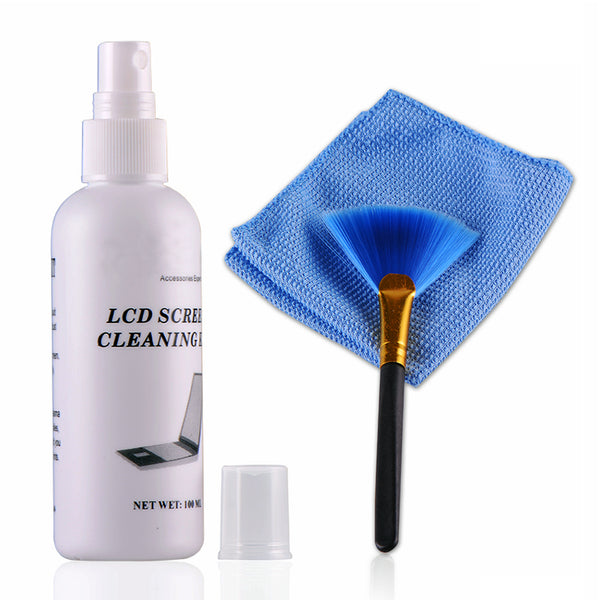 LCD Screen Cleaning Kit 100ml | Anti-Static Spray & Microfiber Cloth | KCL 1029 | SWEG Gadgets