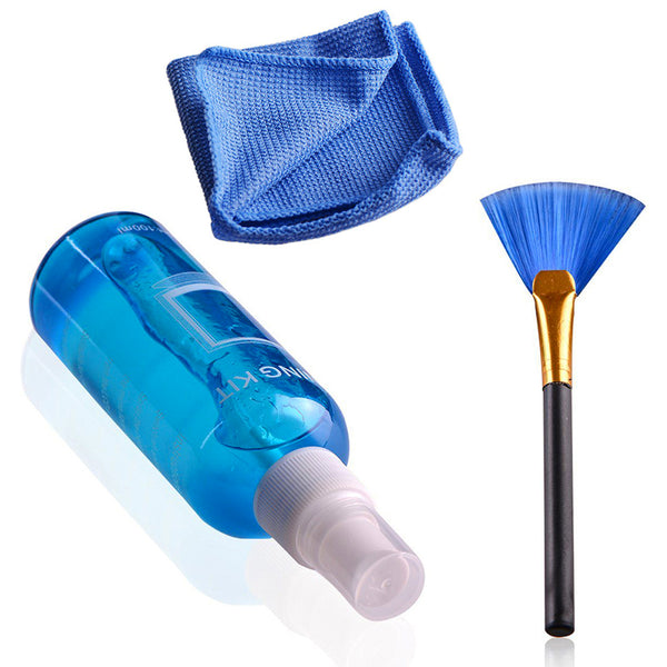 LCD Screen Cleaning Kit 100ml | Anti-Static All-in-One Cleaner with Microfiber & Brush | KCL 1016 | SWEG Gadgets