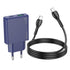 Hoco N45 30W Dual-Port Fast Charger | USB-C PD + QC 3.0 | Ultra-Thin Wall Adapter