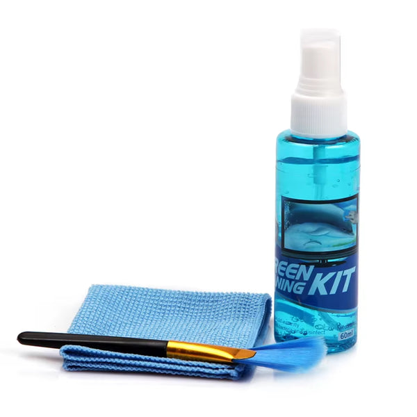 Gel Screen Cleaning Kit 60ml | Streak-Free Screen Cleaner with Microfiber & Brush | KCL 1031 | SWEG Gadgets