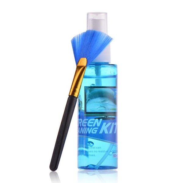 Gel Screen Cleaning Kit 60ml | Streak-Free Screen Cleaner with Microfiber & Brush | KCL 1031 | SWEG Gadgets