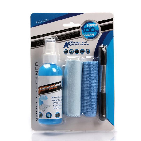 SWEG Gadgets LCD Screen Cleaning Kit KCL 1025 – Streak-Free Cleaner Spray & Microfiber Cloth for TVs, Laptops, Monitors, Tablets, Smartphones & Camera Screens