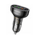 YESPLUS 63W 4-Port Fast Car Charger | USB-A & USB-C | Quick Charge | Black | SWEG Gadgets