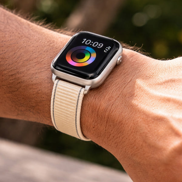 Apple Watch Stretchy Loop Sport Band 42/44/45/46/49mm | Elastic Nylon Magnetic Strap | 5 Colours | SWEG Gadgets